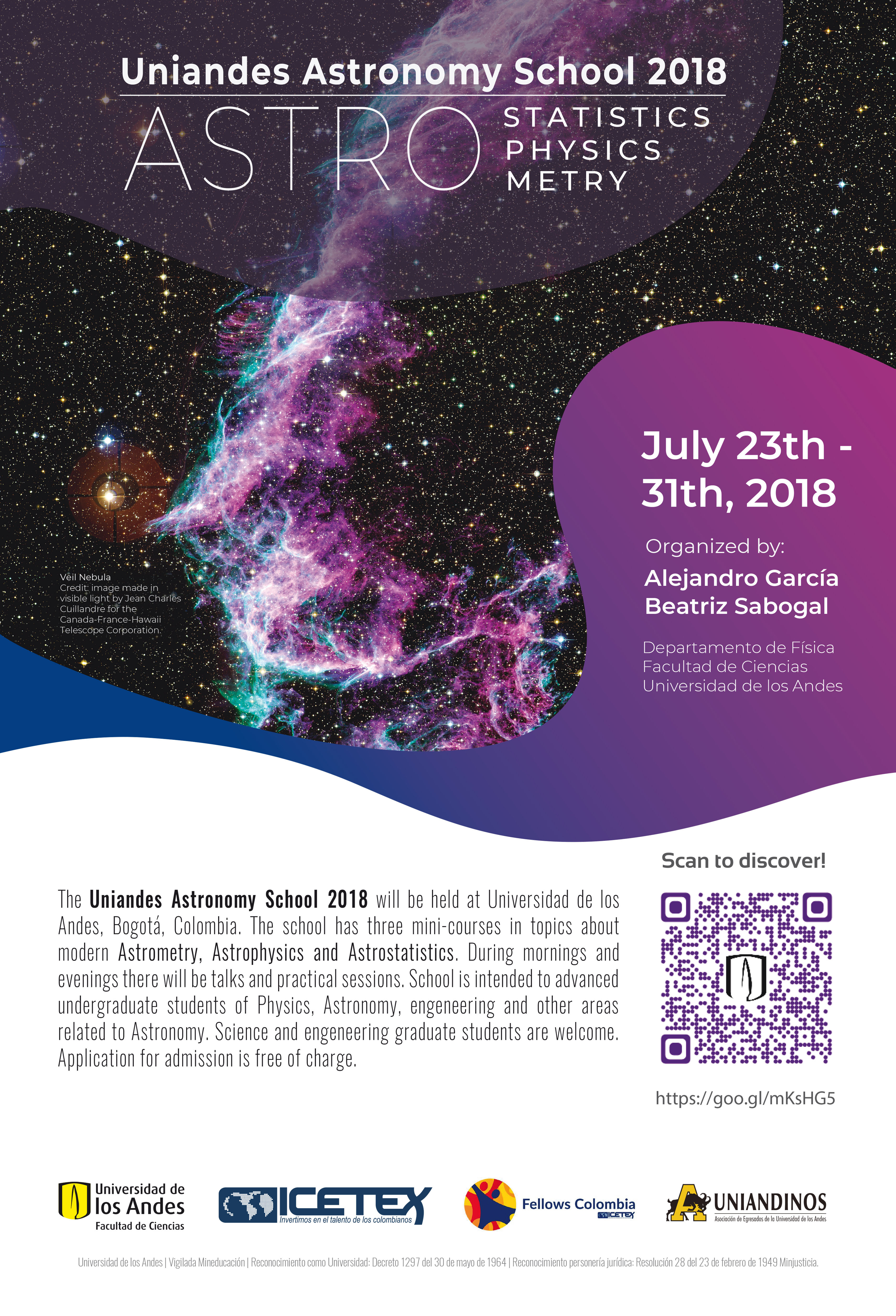 The Uniandes Astronomy School 2018